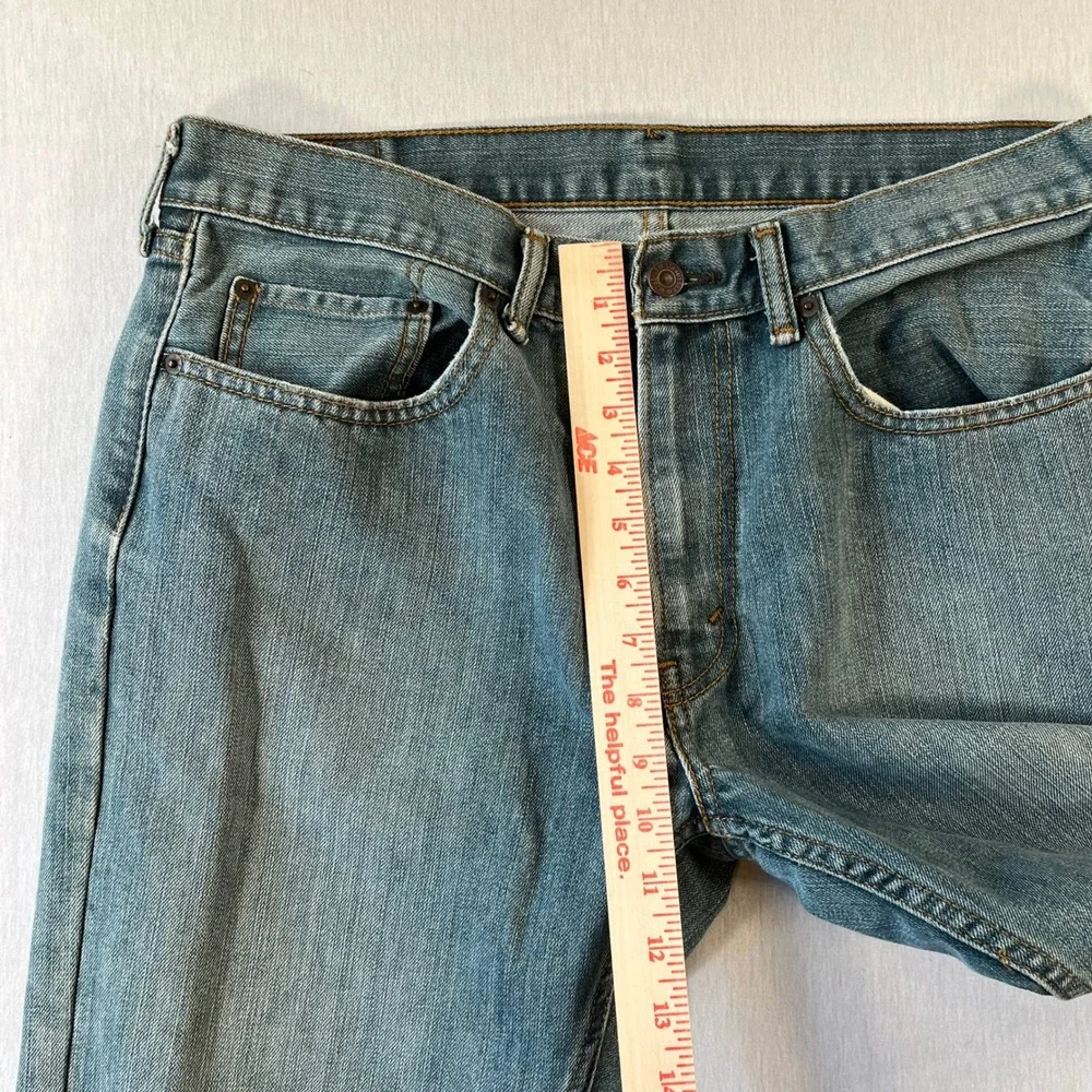 Levis 559 Relaxed Straight Jeans Mens 34x32 (Fit 34x30) Denim Medium Wash Pants